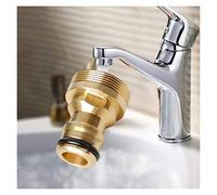 Lnanqing-Brass Adapter 23MM Brass Threaded Hose Water Tube Connector, Tube Tap Snap Adaptor Fitting, For Washing Machine, Garden Hose Connector (Diameter : 23MM)