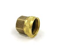 Lnanqing-Brass Adapter 3/4" Female American Garden Hose Thread X 1/2" Female NPT, Brass Garden Hose Fitting, Garden Hose Connector