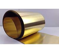 Lnanqing-copper sheet metal Thick 0.1/0.2/0.3/0.5MM*Width 10/20/30/50MM, Thin Brass Sheet Strip Gold Film High Purity Brass Foil Plate H62, 1 Meter/Roll, pure and quality