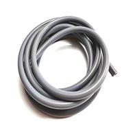 Lnanqing-Silicon Tube Length from 2M to 100M ID1mm to ID8mm Gray Silicone Tube Small Gray Silicone Hose Food Grade Grey Silicone Tubule, Flexible and Heat Resistant(Length 2M,ID8mm OD11mm)