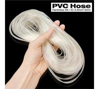 Lnanqing-Silicon Tube PVC Transparent Capillary Hose Anti - Bending Water Tube ID 0.5/0.8/1/1.5/2/3/3.5mm Plastic Flexible Pipe， Flexible and Heat Resistant(20M,ID2x3mm)