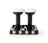 LNB - Quad Monoblock 4.3° - Output Connection: 4X F Connector - Noise Range: 0.85 dB - Conversion Gain: 52-67 dB - White - Suitable for: Astra1+ / Astra3