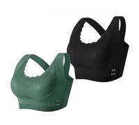 LNBLAKBXBD Detoxification and Shaping & Powerful Lifting Bra, Seamless Push Up Bra,Lymphatic Drainage Bras for Women (2pcs C,XL)