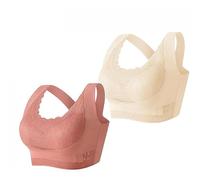 LNBLAKBXBD Detoxification and Shaping & Powerful Lifting Bra, Seamless Push Up Bra,Lymphatic Drainage Bras for Women (2pcs D,XL)