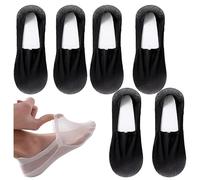 LNBLAKBXBD Invisible Breathable Anti-Slip Socks, Ultra Thin Liner Lightweight Mesh No Show Socks Women,Men (3pcs Black)