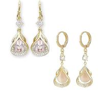 LNBLAKBXBD Lymphatic Earrings,Lymph Flow Magnetogen Earrings for Women, Lymph Flow Magnetogen Earrings,Acupuncture Earrings for Women Weight Loss, Zircon