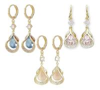 LNBLAKBXBD Lymphatic Earrings,Lymph Flow Magnetogen Earrings for Women, Lymph Flow Magnetogen Earrings,Acupuncture Earrings for Women Weight Loss, Zircon