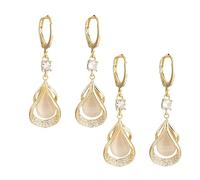 LNBLAKBXBD Lymphatic Earrings,Lymph Flow Magnetogen Earrings for Women, Lymph Flow Magnetogen Earrings,Acupuncture Earrings for Women Weight Loss, Zircon