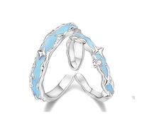 LNBLAKBXBD Lymphatic Magtherapy Luminous Ring For Men Women,Adjustable Unclog Bloodstream and Lymph Nodes, Glow Rings for lovers Fashion gifts jewelry, Copper, No Gemstone