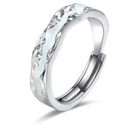 LNBLAKBXBD Lymphatic Magtherapy Luminous Ring For Men Women,Adjustable Unclog Bloodstream and Lymph Nodes, Glow Rings for lovers Fashion gifts jewelry, Copper, No Gemstone