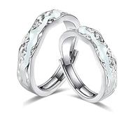 LNBLAKBXBD Lymphatic Magtherapy Luminous Ring For Men Women,Adjustable Unclog Bloodstream and Lymph Nodes, Glow Rings for lovers Fashion gifts jewelry, Copper, No Gemstone