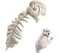 LNBLAKBXBD Spinosaurus Plush Dino Outfit,Realistic Dinosaur Skeleton Costume Set, for Parties (A)