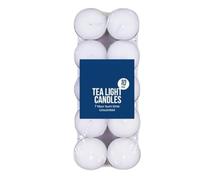 LND Gifts 7 Hour Tealights - Long Lasting, Unscented Tealight Candles Ideal for Tea Light Candle Holders, Wax melt Burners and Oil Burners with 7 Hour Burn time Each tealight.