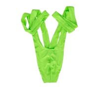 LND Gifts Borat Costume, Green Mankini Stag Do Outfit, Mens Thong Underwear One Size Fits Most, Rude Gifts For Men Joke Secret Santa Gift For Men Elf Mankini Sexy Mens Underwear
