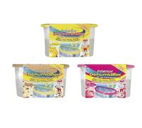 LND Gifts Dehumidifiers for Home - Set of 3 Disposable Dehumidifiers, Scented with Lemon Rose and Vanilla, Ideal for Window Sills, Cupboards and Wardrobes Condensation Absorbers