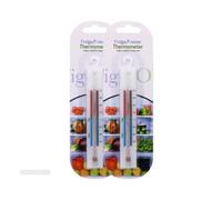 LND Gifts Fridge and Freezer Thermometer 2 pack - UK's Trusted Brand with Colour Coded Safe Temperature Zones for Refrigerators and Freezers, Ideal For Home Kitchens, Restaurants, Bars, Cafes