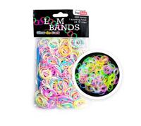 LND Gifts Glow in The Dark Loom Bands, 600 Bands, Knotting Hook, 24 'S' Clips