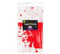 LND Gifts Halloween Table Cloth - Blood Design Halloween Decorations Tablecloth - Plastic, 178cm x 132cm - Ideal for a spooky Halloween Tablecloth Setting