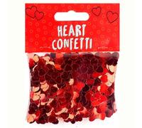 LND Gifts Heart Confetti - Exquisite Red Heart Confetti for Every Celebration - Perfect Heart Sprinkles for Tables For Parties, Weddings and Romantic Events