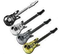 LND Gifts Inflatable Rock N Roll Guitar (4 SUPPLIED) Adults Inflatable Guitars Bundle Fancy dress Accessory Large Inflatable Electric Guitar Blow up Rock Star Toy Prop