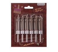 LND Gifts Novelty Candles, Birthday Cake Candles for Adults, Ideal for Practical Jokes On Birthdays, Hen Parties Or Stag Do Props. 10cm Tall Including Holder, Dark Or Light Design (Light)