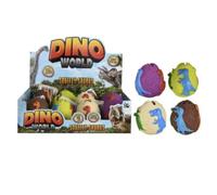 LND Gifts Squishy Dinosaur Eggs Fidget Toy, Set of 4, Novelty Stress Reliever Gift Dinosaur Toys for Boys Fidget Toy Pop Up Dinosaur Surprise Eggs with hidden dinosaur figures inside