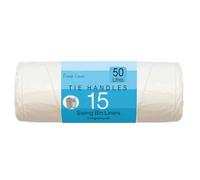 LND Gifts Swing Bin Liners: Pack of 15 Scented 50l Bin Bags, Fresh Linen & Summer Breeze - 50 Litre Bin Bags with Scented Aroma For Pedal Bins & Swing Bins