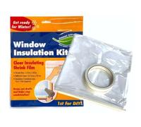 LND Gifts Window Insulation Kit: Complete Set with Window Film, Draft Excluder for Windows, Thermal Film, Energy Efficient Condensation Film, Ideal for Keeping Out Drafts