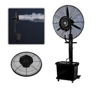Lnder Pedestal Oscillating Fan High Velocity Misting Fan Heavy Duty Industrial Fan Misters 3 Cooling Speeds With 11 Gallon Tank 90°Oscillating (Size : 380W/30in)
