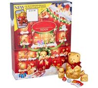 Lndt Teddy Bear Chocolate Advent Calendar, 250g, 24 Luxurious Chocolates, Milk Chocolate (Pack of 1)