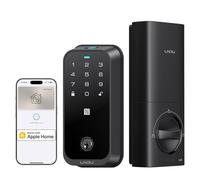 LNDU Smart Lock HK01, Keyless Entry Door Lock with Apple Home Key, Fingerprint Deadbolt, Supports Apple Homekit, Safety Lock for Front Door, Easy Installation, Auto-Locking