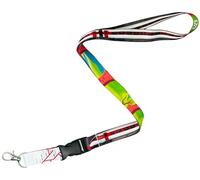 LNER Train Lanyard - London North Eastern Railway Design - 57cm Premium Polyester Neck Strap with Quick Release Buckle & Metal Hook for Keys, Passes & ID Cards - Rail Enthusiast Gift