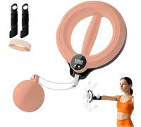 Lnfinity Hoop For Arms And Shoulder Exercise Equipment, 360° Smart Hula Hoop With Weight Ball, 1.21lbs Pc Hand-Crank Forearm Workout With Digital Tracker, For Home Use Or The Gym (A)