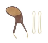 Lnfxkvva 1 Piece 3/4-4/4 Violin Shoulder Rest Sheepskin Cheek Rest Pad Brown Violin Accessories