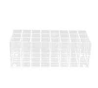 Lnfxkvva 24-Grid Lipstick Storage Box Lip Gloss Container Nail Polish Storage Box Makeup Rack Cosmetics Display Stand
