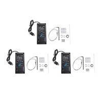 Lnfxkvva 3X EQ-505 Guitar Saddle Pickup 3 Bands EQ Equalizer Left Hand Acoustic Guitar Preamp System Equalizer Piezo