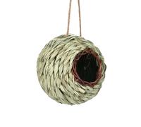Lnfxkvva 4PCS Shaped Grass Woven Birds Nest Early Childhood Education Handmade DIY Weaving Bird House Horticultural Decor Easy to Use