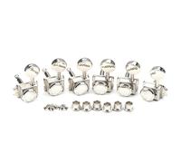 Lnfxkvva 6pcs Guitar Locking Tuners Left-Handed Locking Guitar Tuning Pegs Instrument Accessories