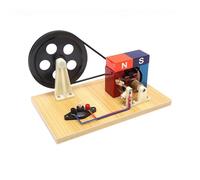 Lnfxkvva Hand-Cranked AC and DC Generator Middle and Junior High School Physics Teaching Instruments J24019