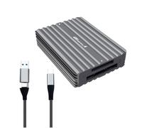 Lnfxkvva Portable Type C to CFexpress B CFexpress A Reader Drive-Free CFexpress Tyep B Card Reader CFexpress Tyep A Card Reader