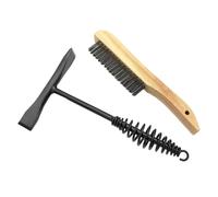 Lnfxkvva Welding Chipping Hammer with Coil Spring Handle,10.5inch, Chisel and Vertical Chisel