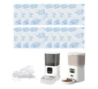 LNGJIN Silica Gel Desiccant Pack, Desiccant for Automatic Feeders, Silica Bag, Desiccant Bag, Desiccant Replacement for 5L Feeders, 25 g x 25 Pieces