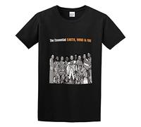 LNGXN Men's Earth Wind The Essential Earth Wind Fire Custom Design T-Shirt Black L