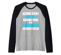 LNHA Licensed Nursing Home Administrator Raglan Baseball Tee