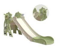 Lnhcrbs Folding Kds Slide, Toddler Slide is Suitable for Indoor and Outdoor Use, Baby Slide is Made of High-Density Polyethylene, It Is with Basketball Hoop, the Ladder is Fully Enclosed, for 1-3