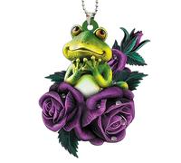 Lnhgh Acrylic Frog Keyring - Cartoon Frog Acrylic Pendant Keychain - Sturdy Acrylic Frog Pendant for Wallet, Bag, or Bag Fillers