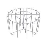 Lnhgh Air Fryer Skewer Rack | Stainless Steel Barbecue Rack - Vertical Cooking Bacon Chicken Spit for Home Barbecue Food Preparation Accessories
