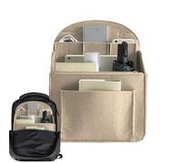 Lnhgh Backpack Organizer Insert Felt Backpack Organiser Multi-Pocket Shoulder Bag Divider For Rucksack, School, Travel
