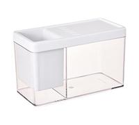 Lnhgh Betta Aquarium, Transparent Aquarium Fish Tank, Fish Tank Aquarium Fish Tank Fish Aquarium Tiny Aquarium Tank for Sea Monkeys Shrimp Snails