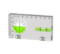 Lnhgh Bubble Level | Strong Magnetic Portable Measuring Square | Check Bubble Level,for Construction Engineering Layout Framing Furniture Cabinetry Hobbyist Workshop Joinery Dovetail